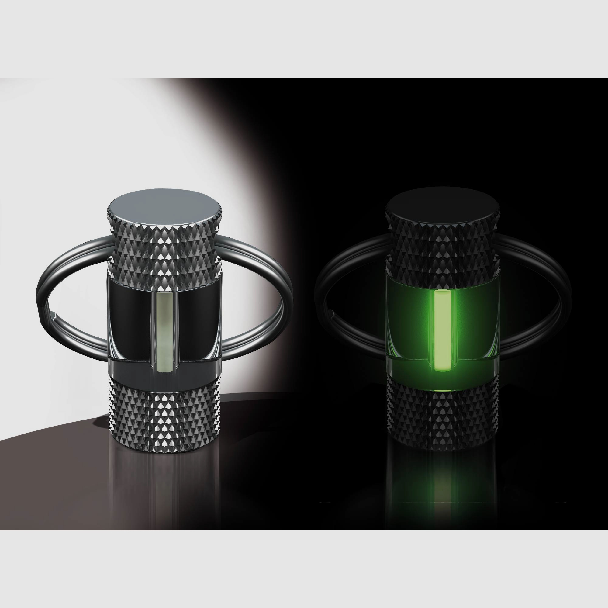 trigalight llavero, verde