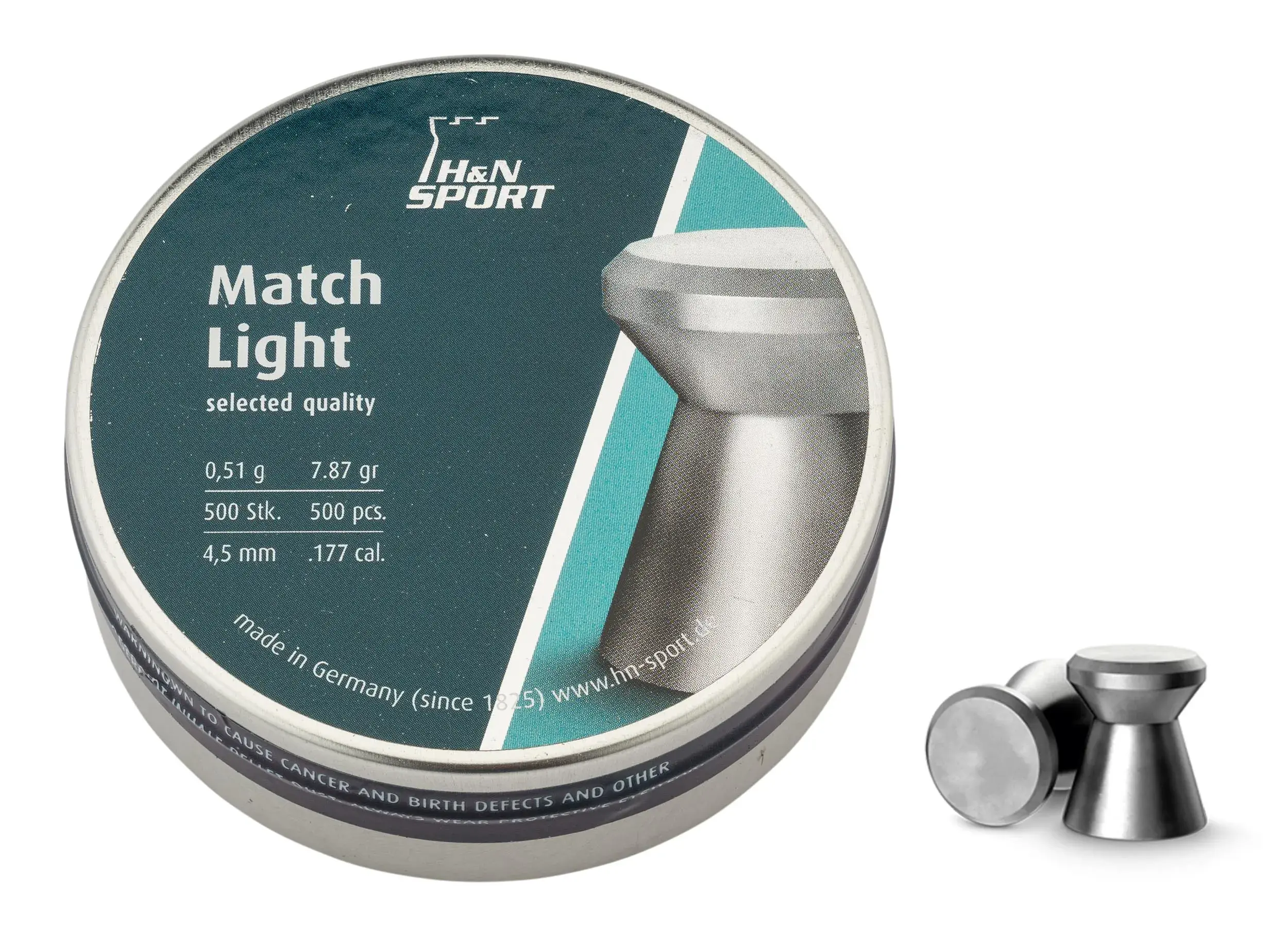 H&N Sport Match Light Competition Diabolos Kaliber 4,5 MM, Bild 2 von 8