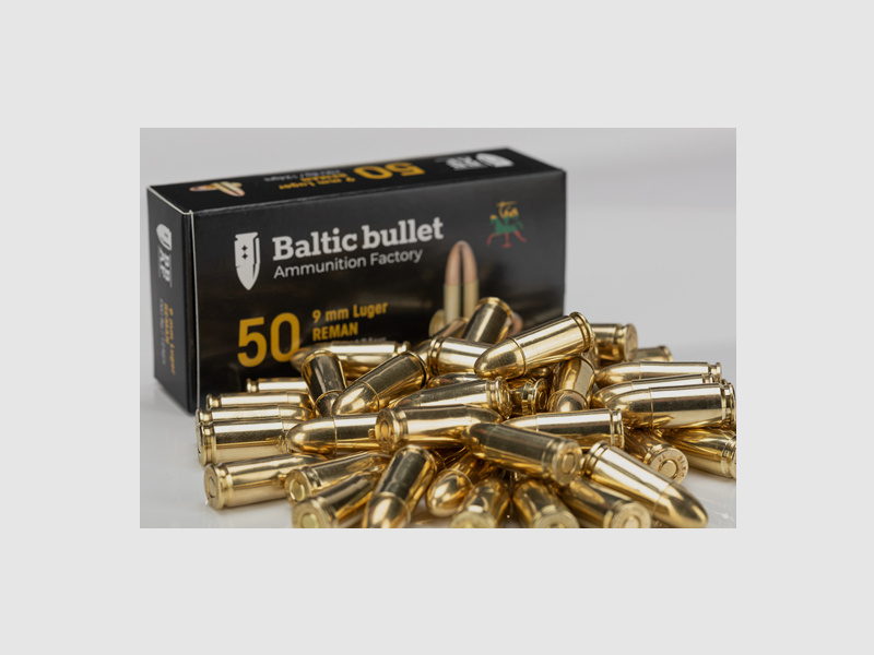 9×19 Baltic Bullet 8 g / 124 grs / 1000 cps