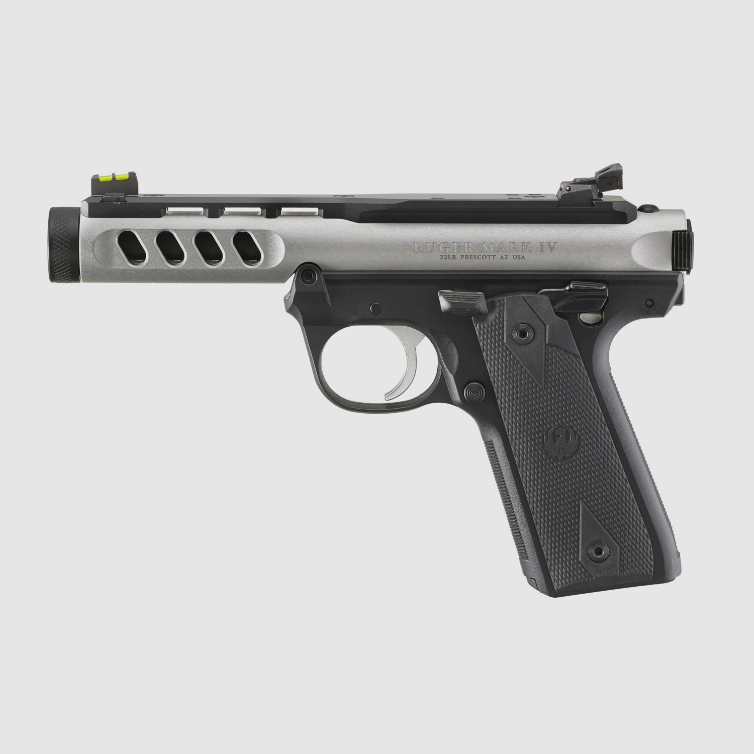 Pistole Ruger Mark IV 22/45 Lite Kal. .22 lr Clear Anodized, O.R. Shield RMS, 4,40" MT1/2-28, 10 Schuss, Bild 4 von 4