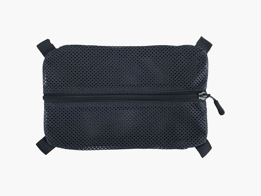 Mil-Tec Sac en Maille avec Velcro L - Noir