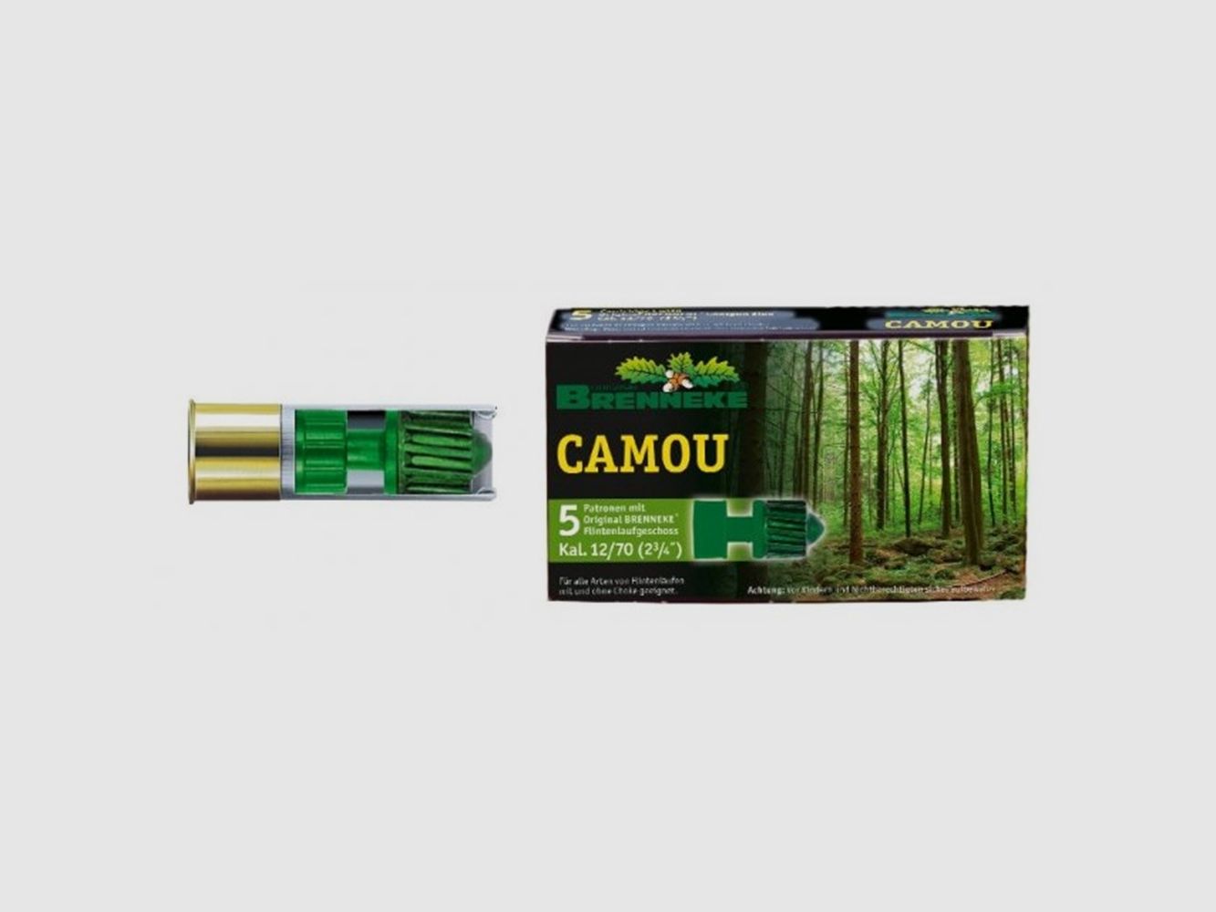 Balles de fusil – CAMOU cal. 12/70, 28,4 g boîte de 5