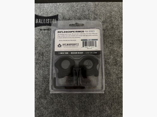 Vortex Pro Series Ringe 1-inch