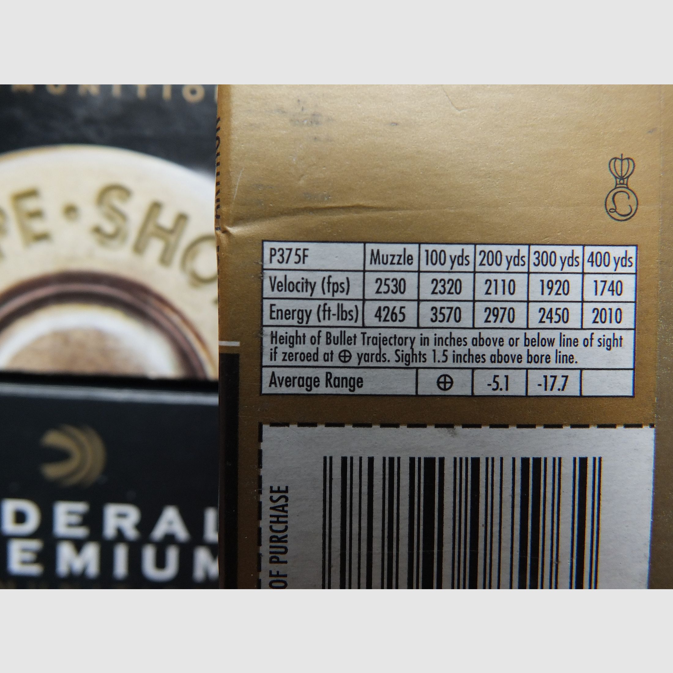 375 H&H Magnum Federal Nosler Partition 300grain