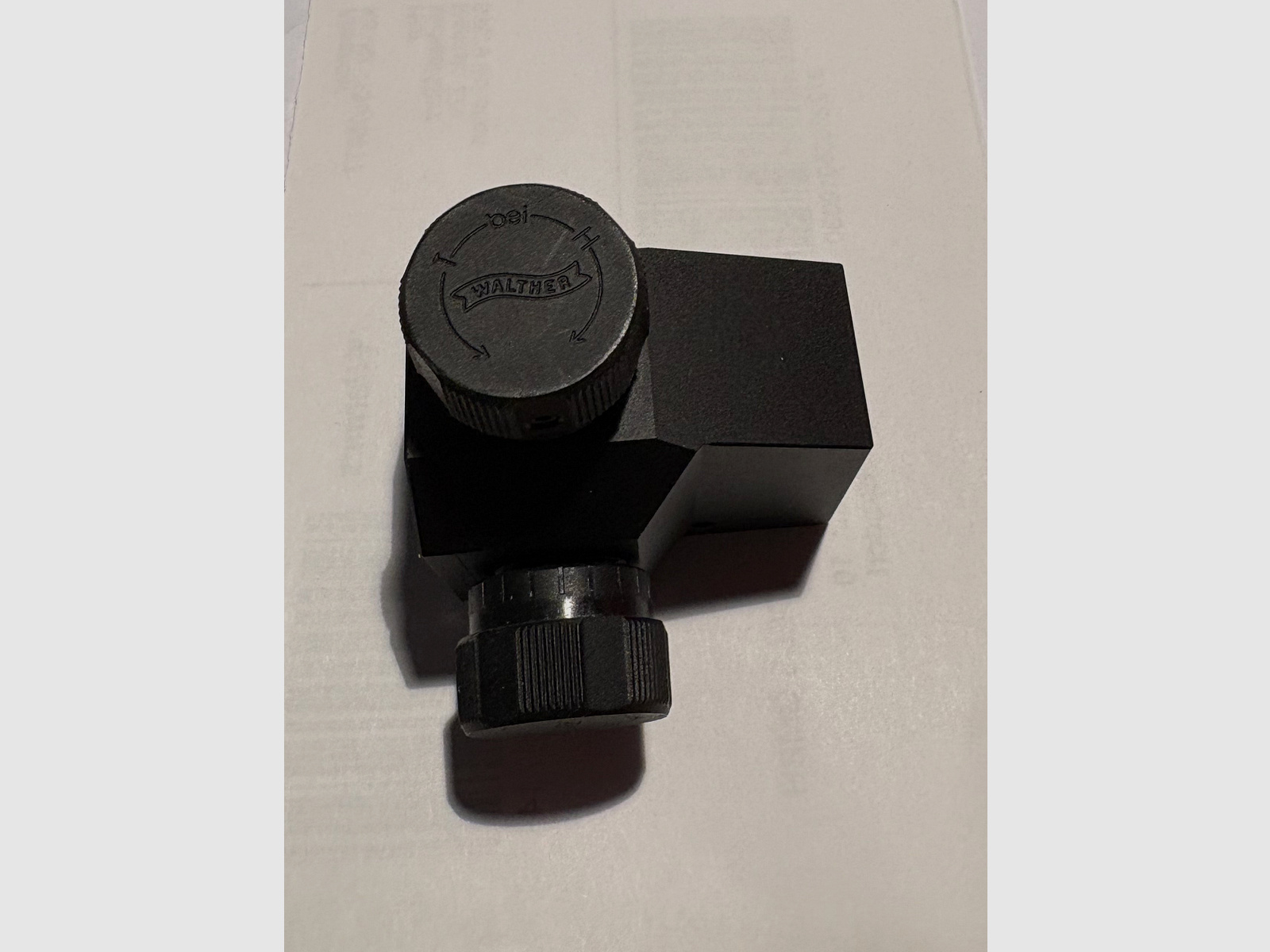 Walther Matchdiopter, zwart voor LG / KK