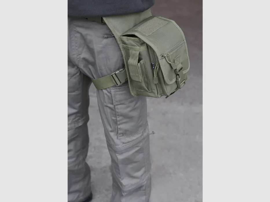 Hip bag with thigh attachment "Side Kick Bag" - Olive