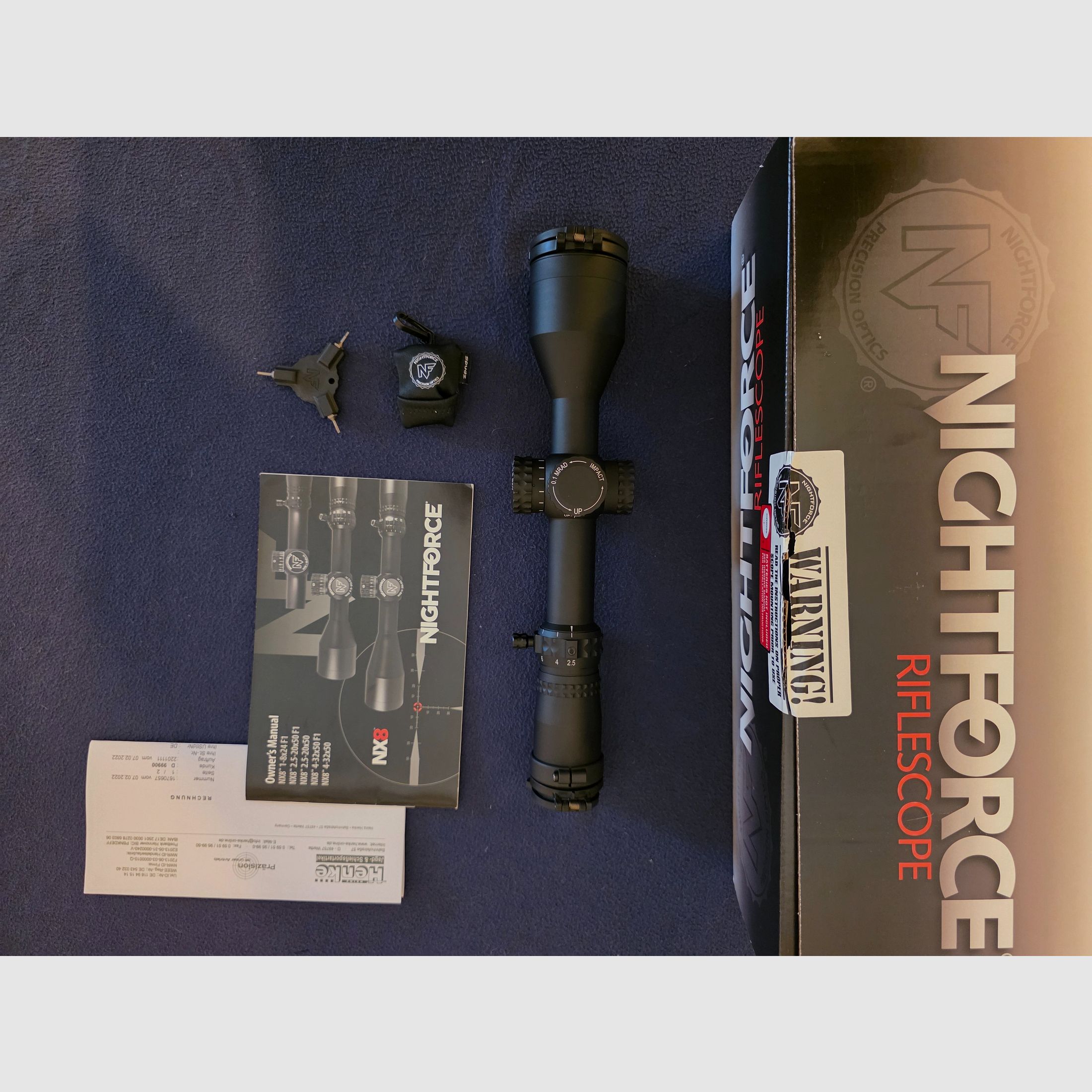 Nightforce NX8 2,5-20x50 F2, immagine 7 di 8