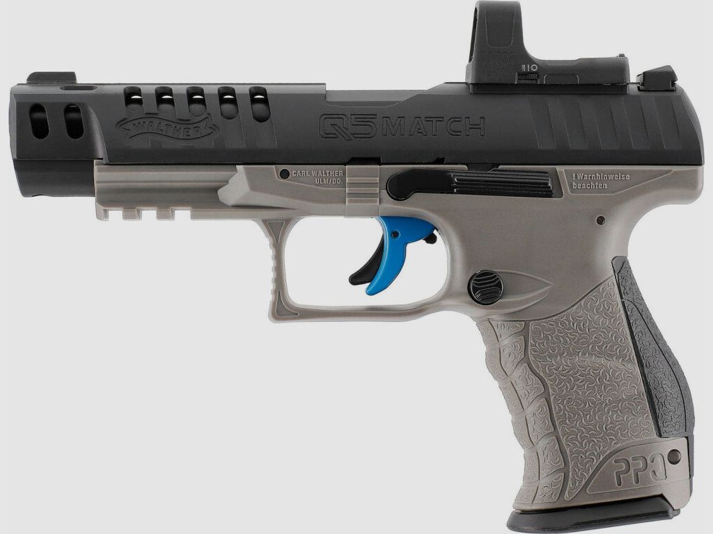 Umarex Walther Q5 Match Combo 4.5mm (.177), Diabolo, CO2