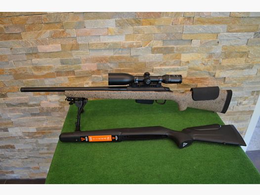 Tikka T 3 Varmint kurz mit PSE Multi Purpose Coyote Black Schaft / MG / S & B 3-12x50