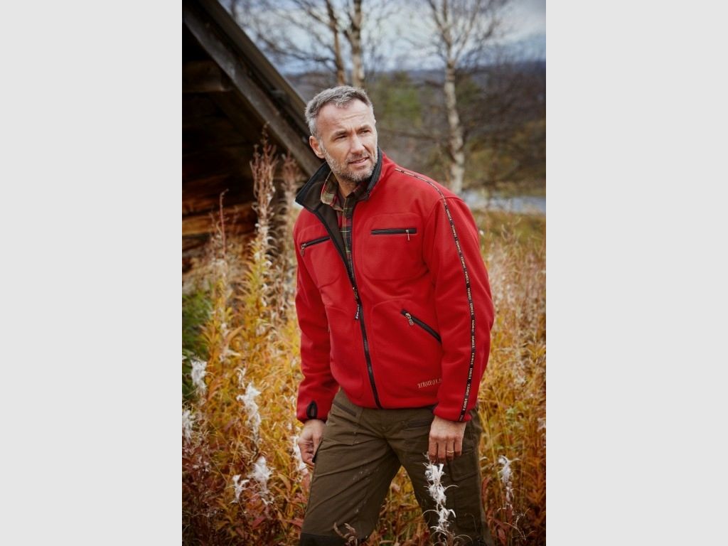 Härkila Kamko fleece jacket - Brown/Red, afbeelding 8 van 12
