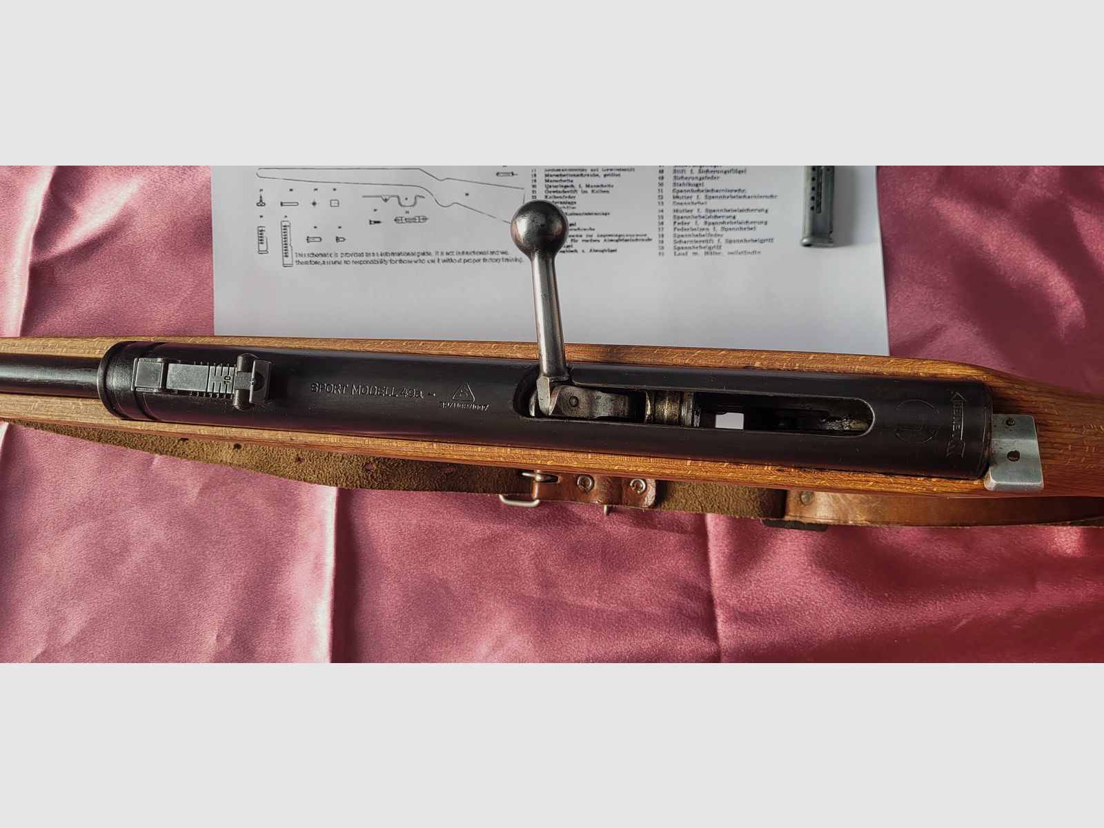 Air rifle Haenel 49a with magazine