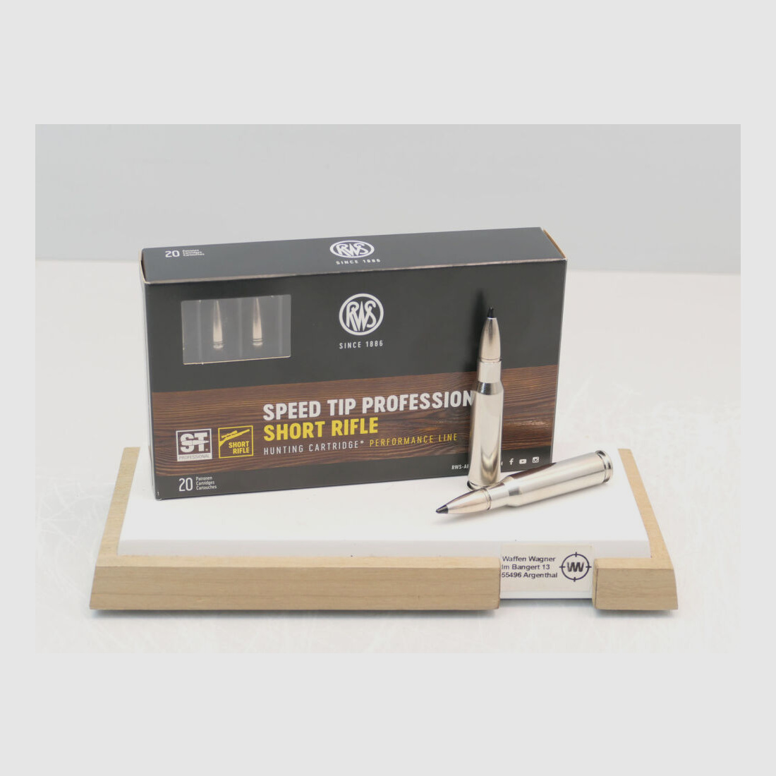 RWS S-TIP Pro SR 10,7g/165grs à20 .30-06 Spring