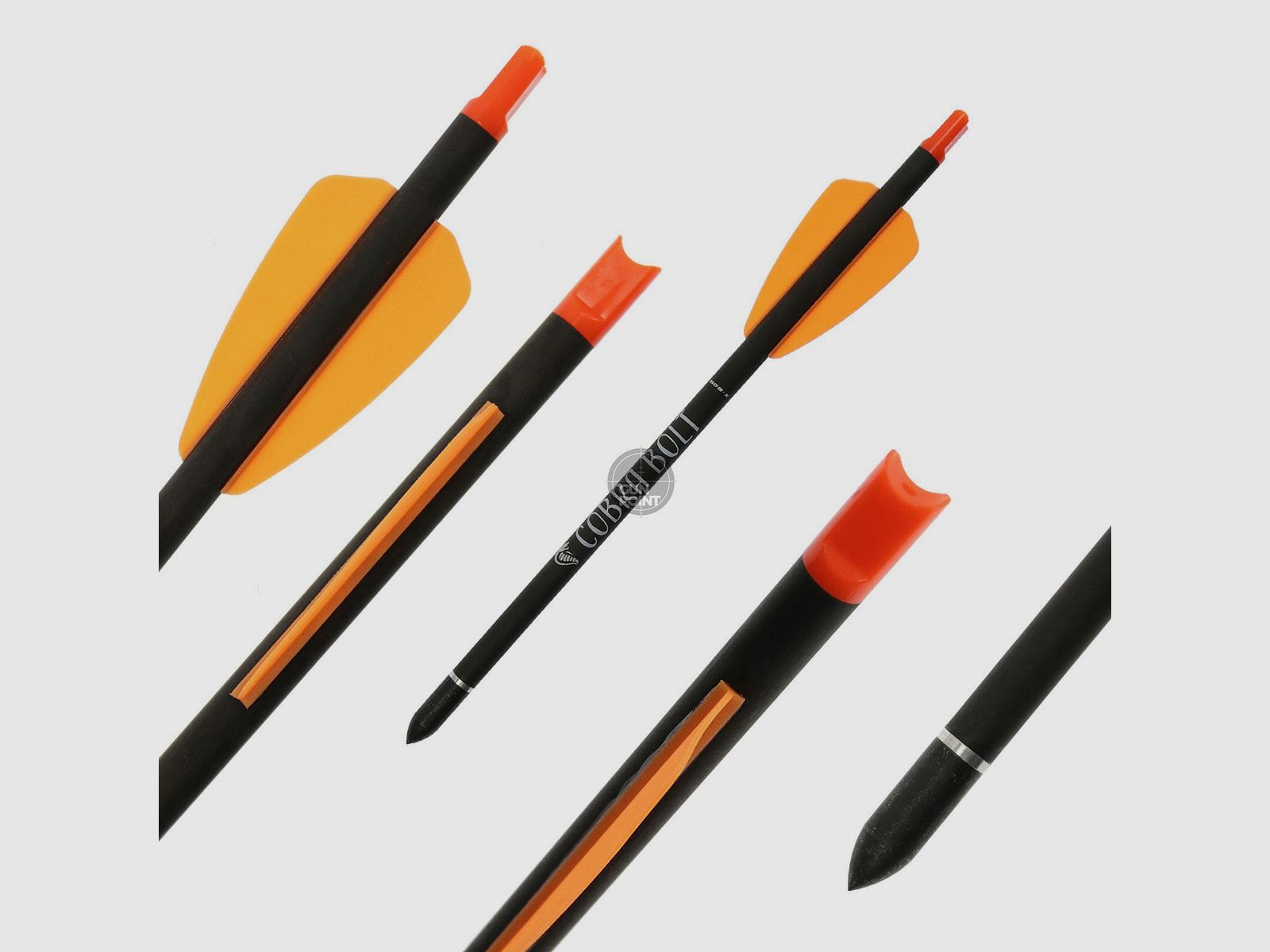 [Vorteilspack] Carbonbolzen | X-BOW FMA Bolzen für Cobra System, Cobra R9 + R10 & Adder | 7,5 Zoll | Deep Penetration - 50 Stück