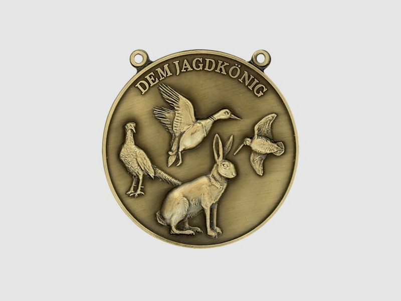 Steinhauer&Lück Jagdmedaille Niederwild 60mm Bronze mit Kette