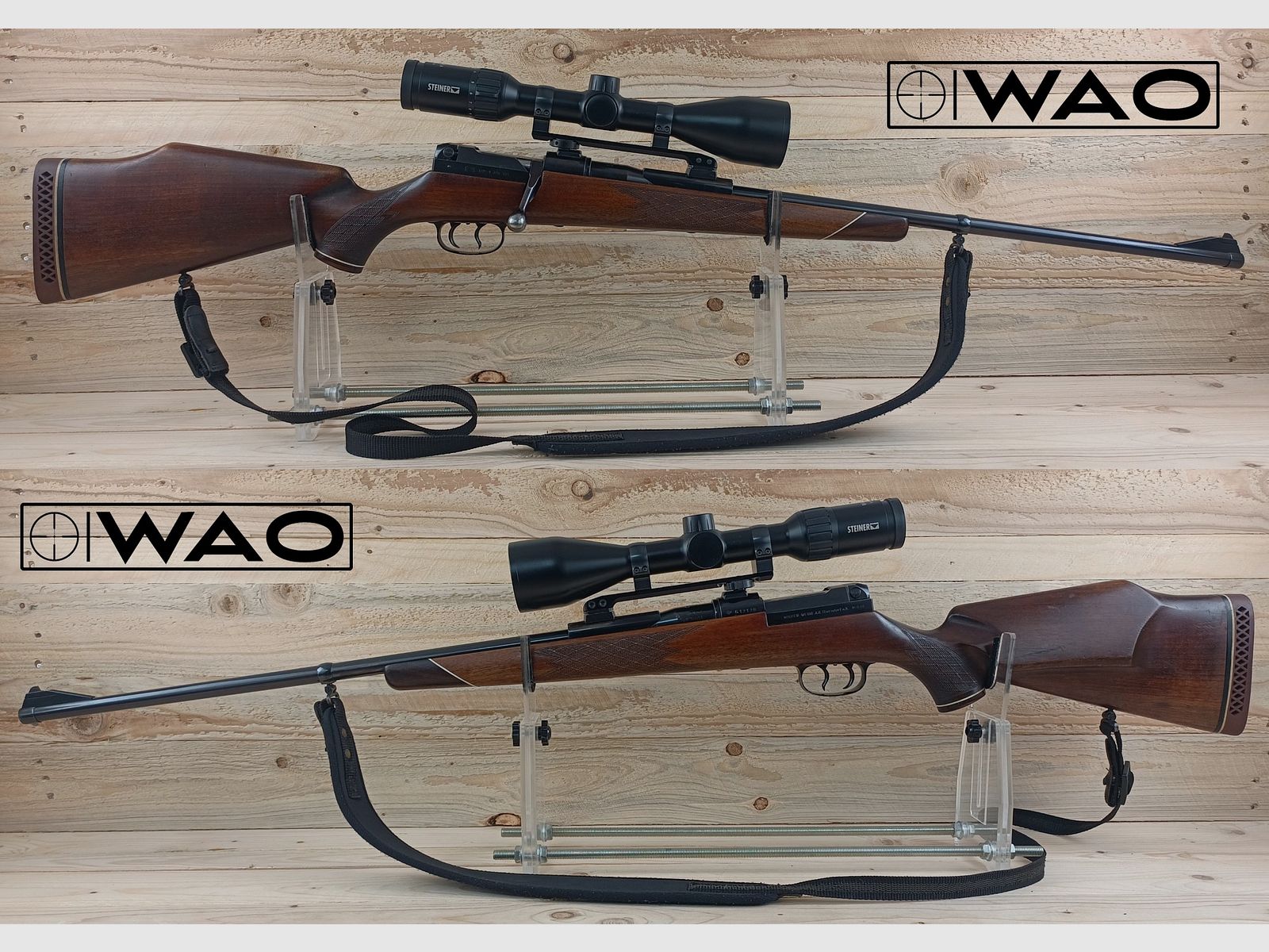 Repetierbüchse Mauser 66, Kal. 7x66SEvH,  7x66 SE v. H. *mit Steiner Optik & Leuchtabsehen* 