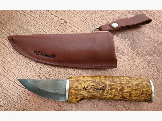 Roselli Grandfather Knife, Wootz Klinge, Silber Ferullen