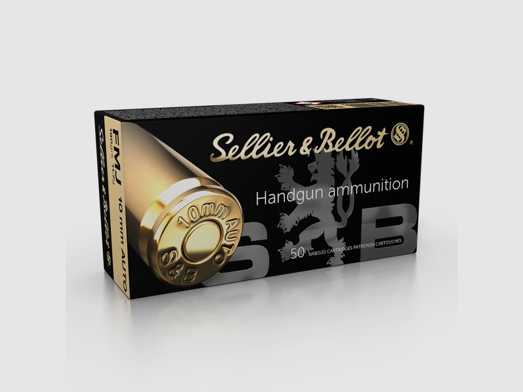 MUNITIONS SELLIER & BELLOT 10 MM AUTO, image 1 sur 2