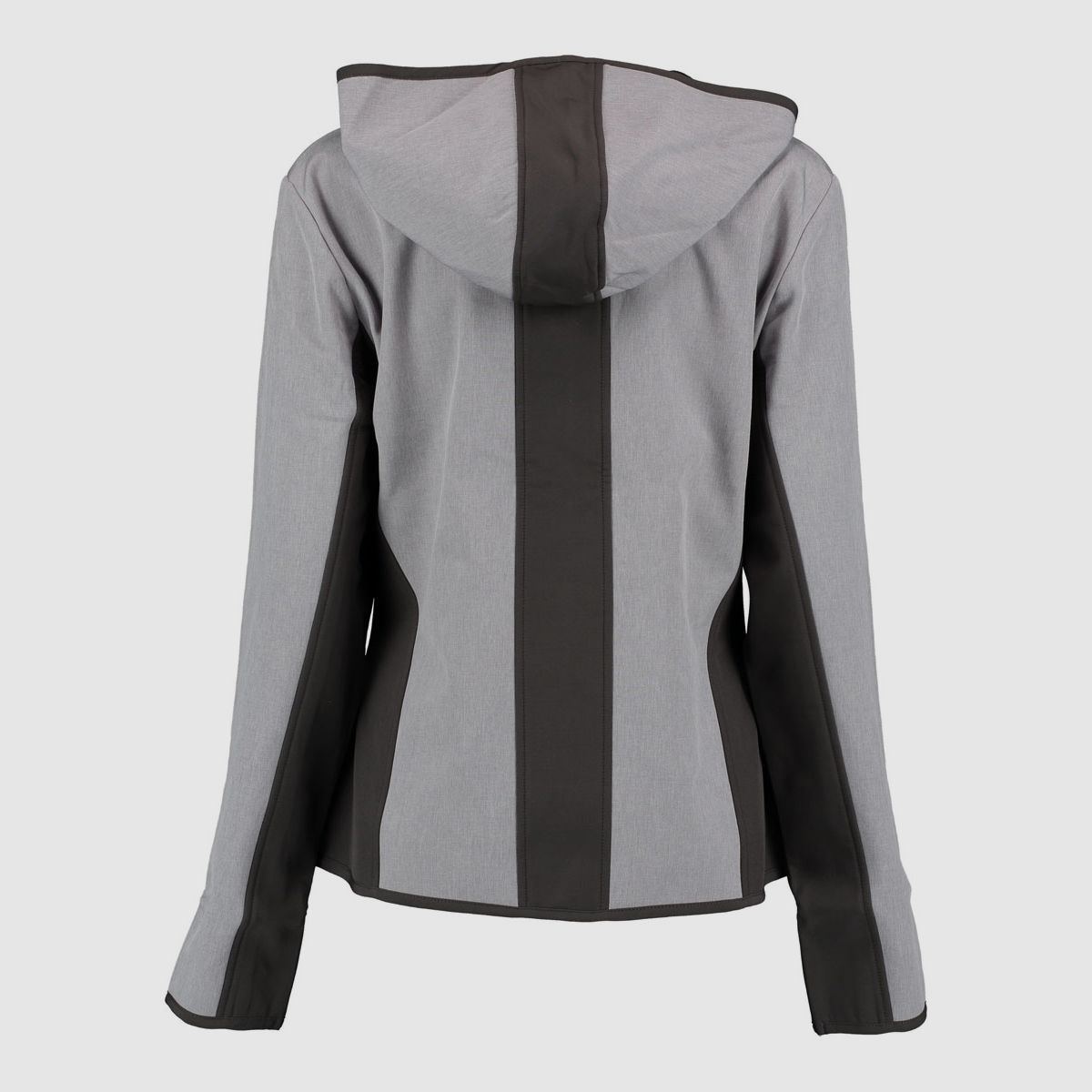 Tom Collins Damen-Softshelljacke mit Kapuze – Hellgrau, Bild 2 von 4