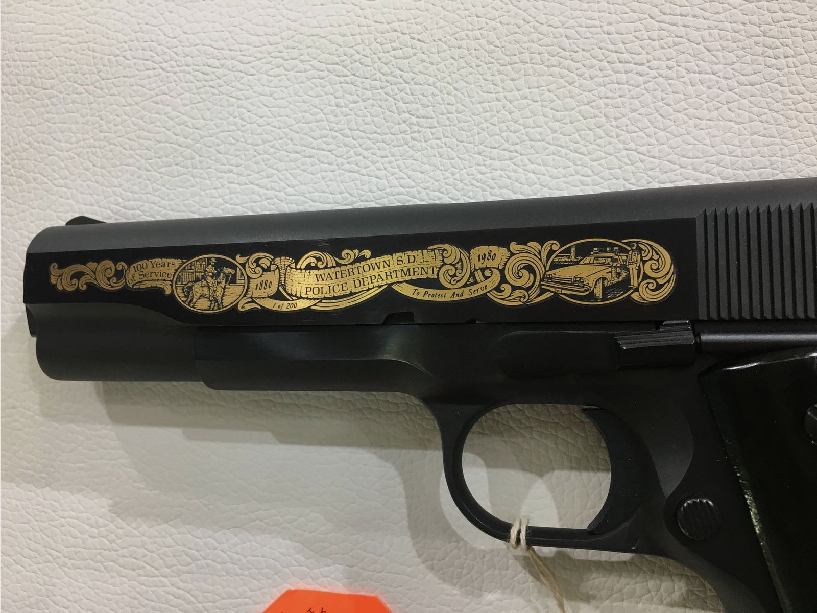 COLT 1911 A1 WATERTOWN S.D. POLICE DEPARTMENT Colt Custom Shop – 45 ACP, afbeelding 2 van 10