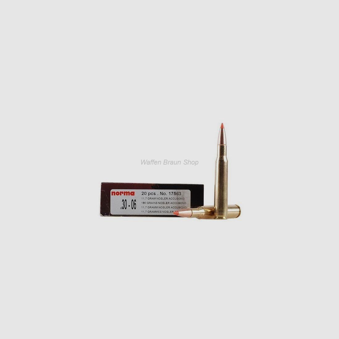 NORMA .30-06 ACCUBOND 11,7G 180GR 20 pezzi