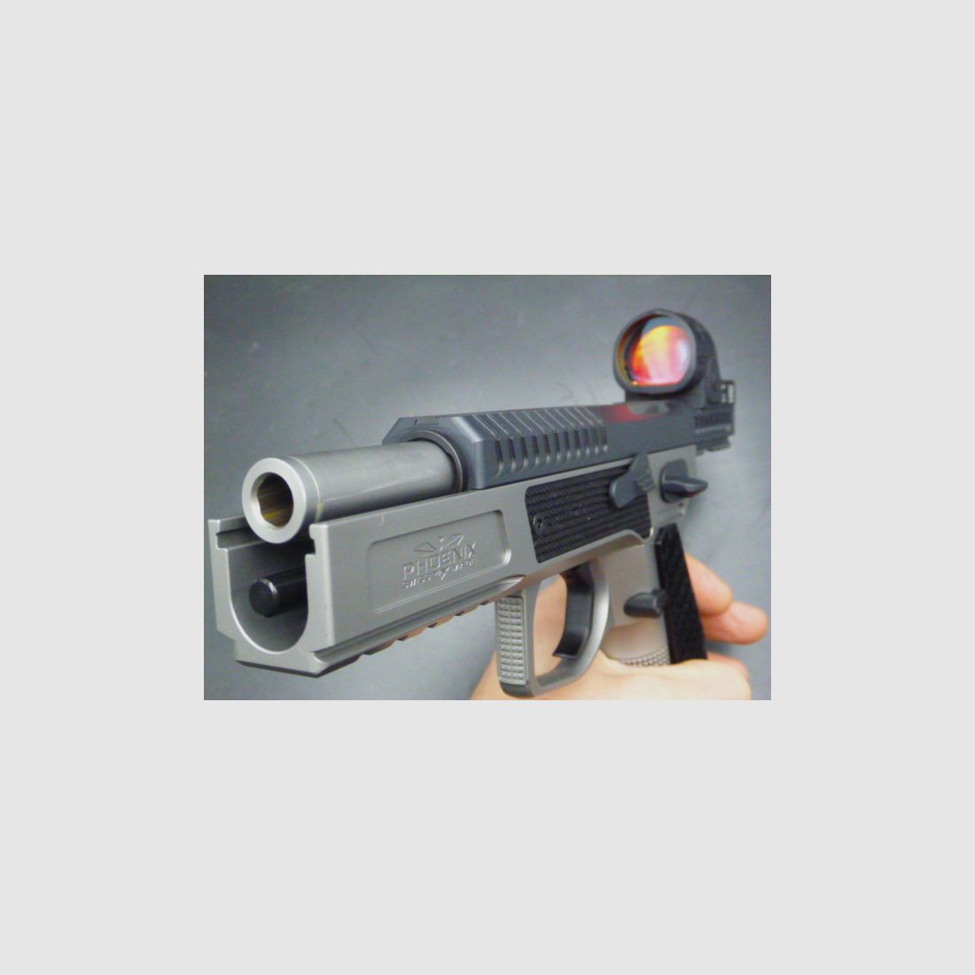 Pistolet PHOENIX Drake Production – SA/DA – Optic Trijicon SRO – Cal 9×19, billede 2 af 9