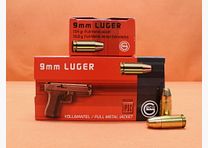GECO cartridge 9mm Luger GECO 154grs FMJ-FN (2317708) VE 50 cartridges/ 10.0g full metal jacket flat nose
