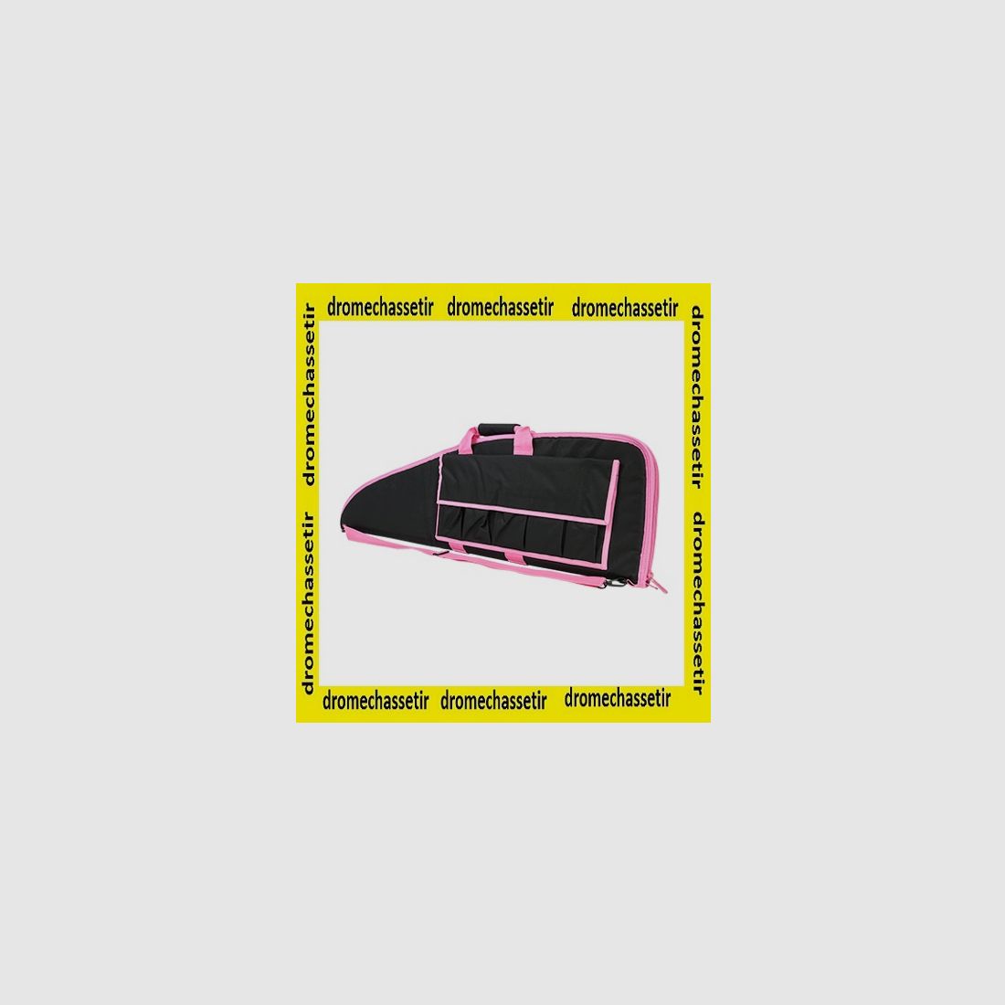 Funda para arma compacta 91cm x 31cm, con 5 bolsillos para cargadores, rosa y negro, imagen 1 de 2