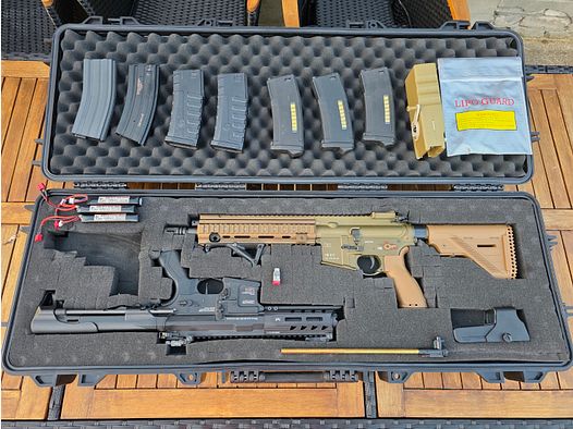 AEG Gewehre Umarex Heckler & Koch HK416A5 und G&G GC ARP556 inkl. Koffer