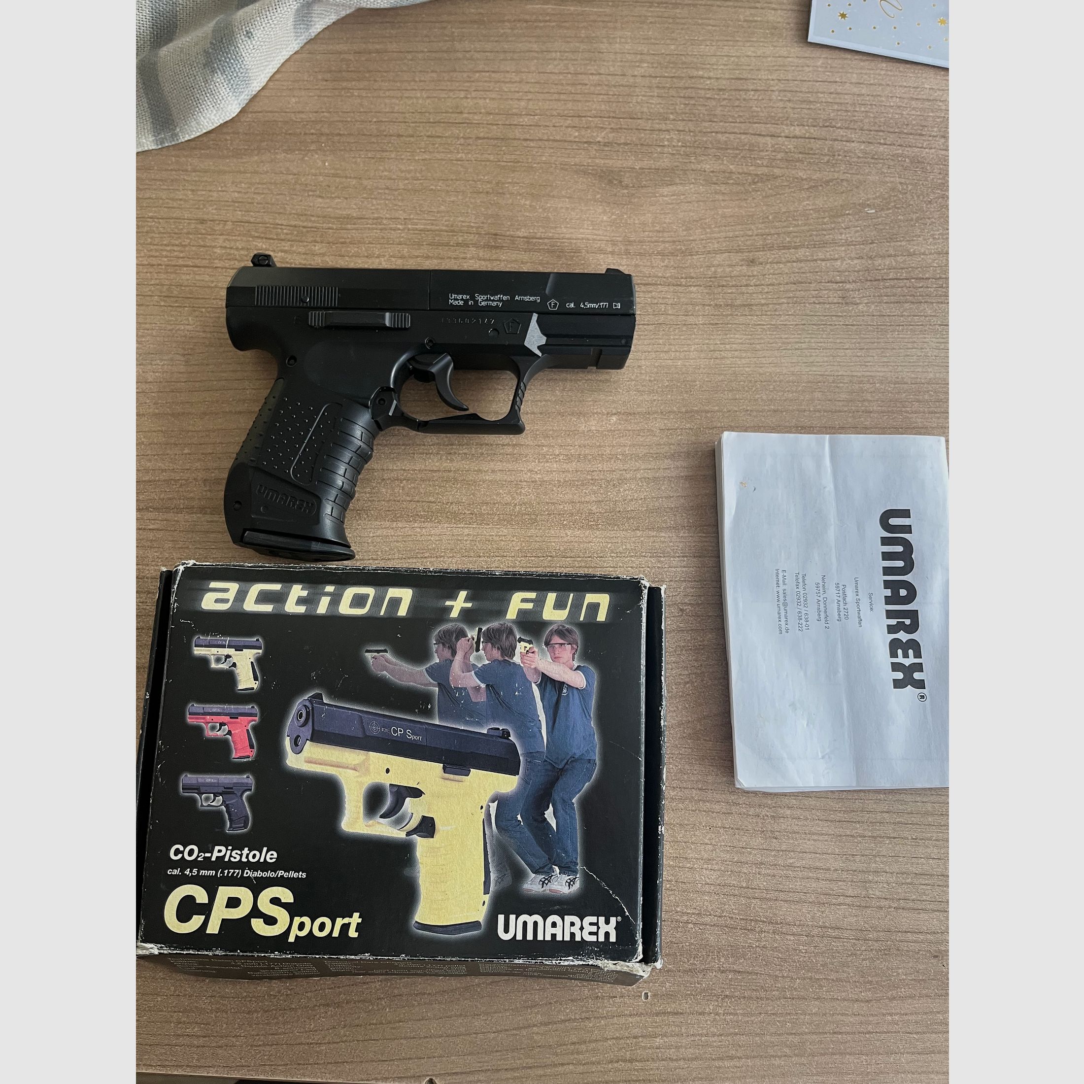 Umarex CPS CO2 pistol caliber 4.5