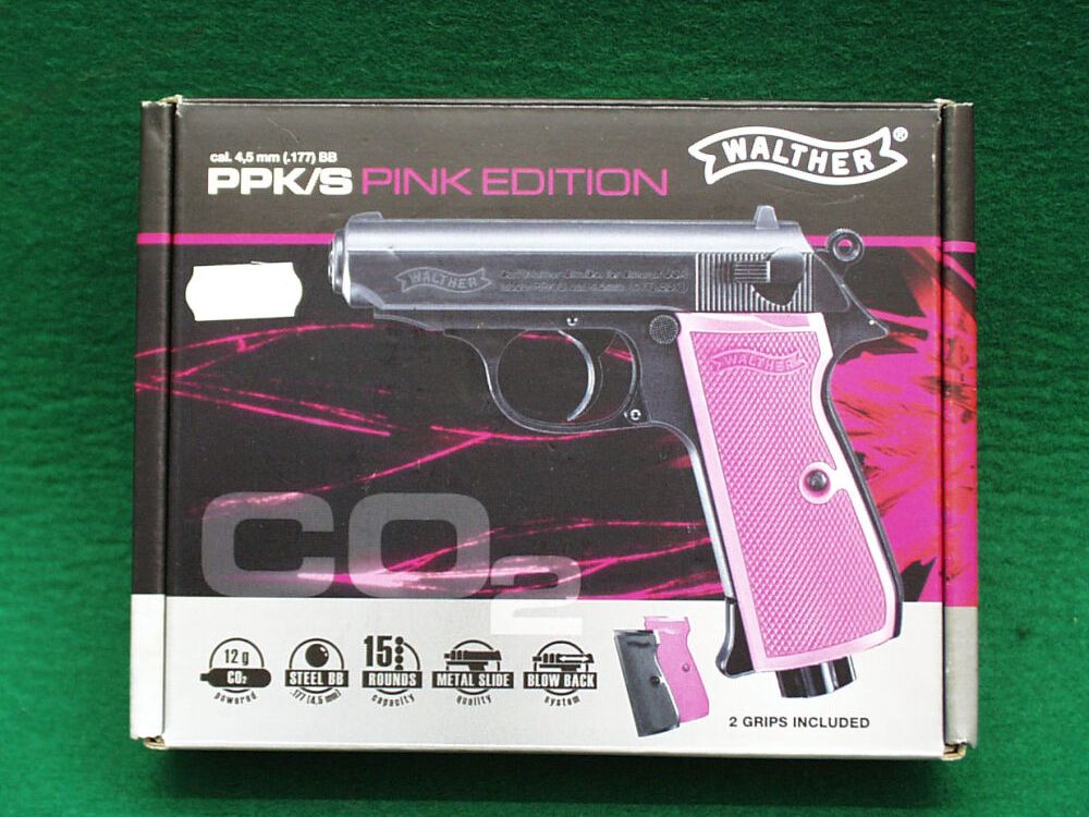 Walther	 PPK/S Pink Edition, CO2 Luftpistole