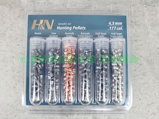 H&N	 Testkugeln Hunting Pellets 4,5mm 215 Stück