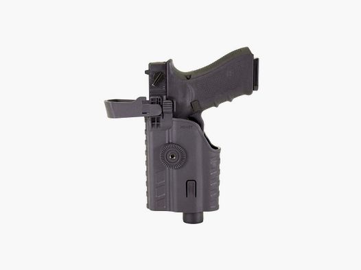 Hartschalenholster Nuprol für Glock mit Lampenhalter - Sicherheit und schneller Zugriff - Komfort und Robustheit