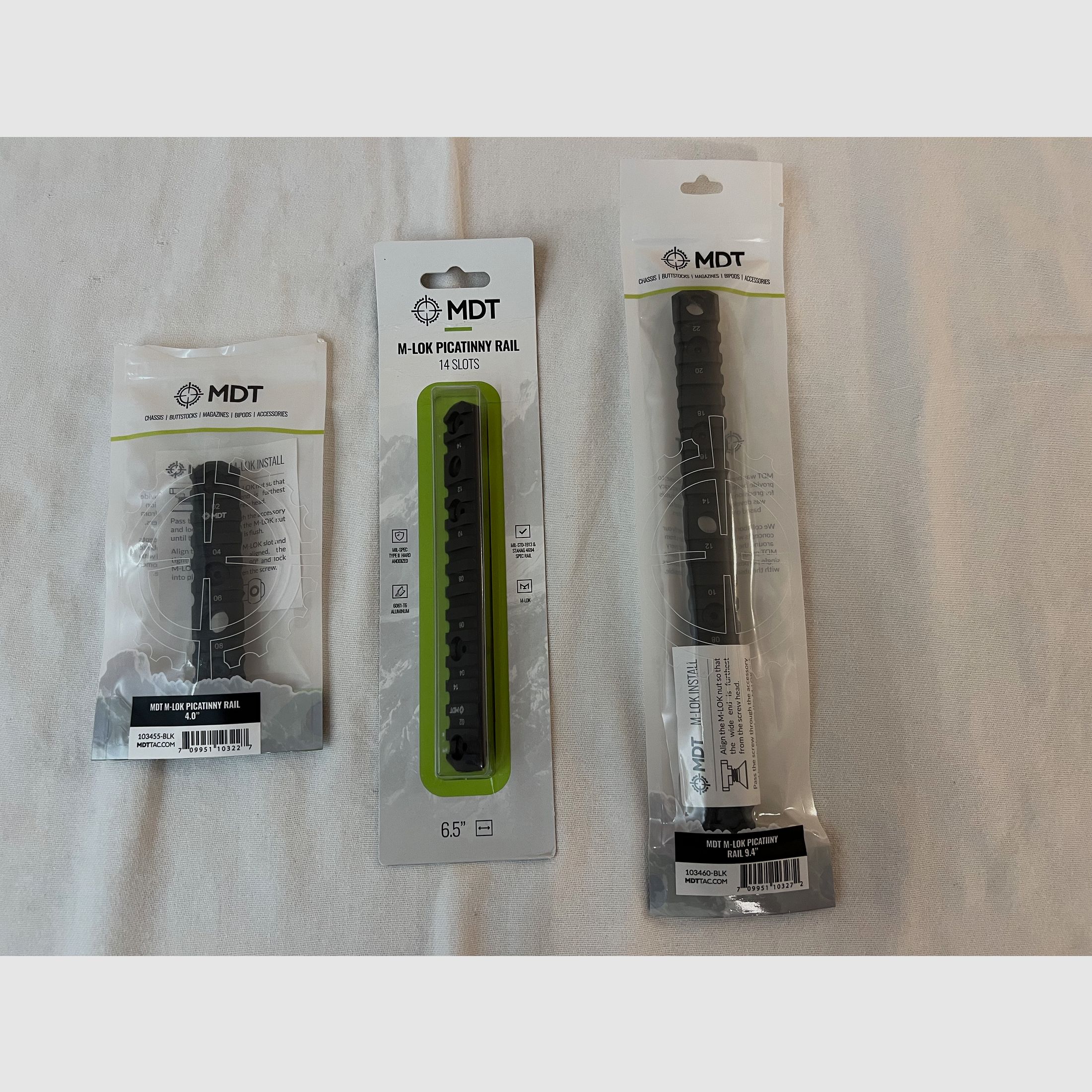 MDT Picatinny per M-LOK binari Nuovo NP 80€