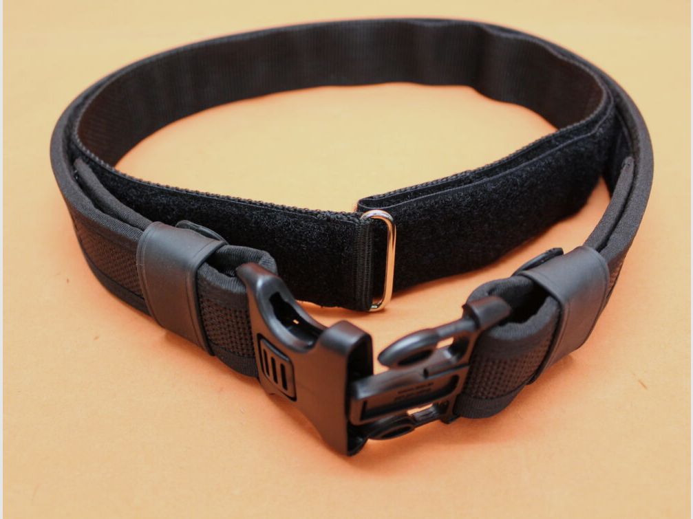 Höppner & Schumann/H&S H&S/ Höppner&Schumann Ausrüstungskoppel 40mm schwarz mit Innen- und Außenkoppel Größe S