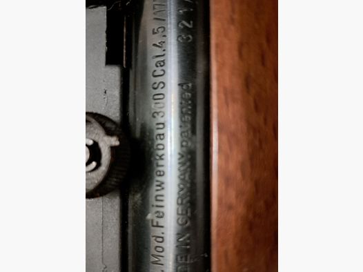 Verkaufe Luftgewehr. Erbwaffe 