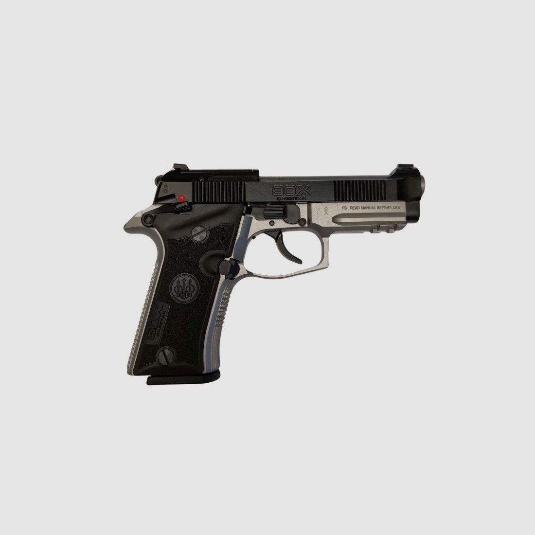 Beretta 80X Cheetah-pistool kal. 9 mm kort Inox/Black, afbeelding 2 van 3