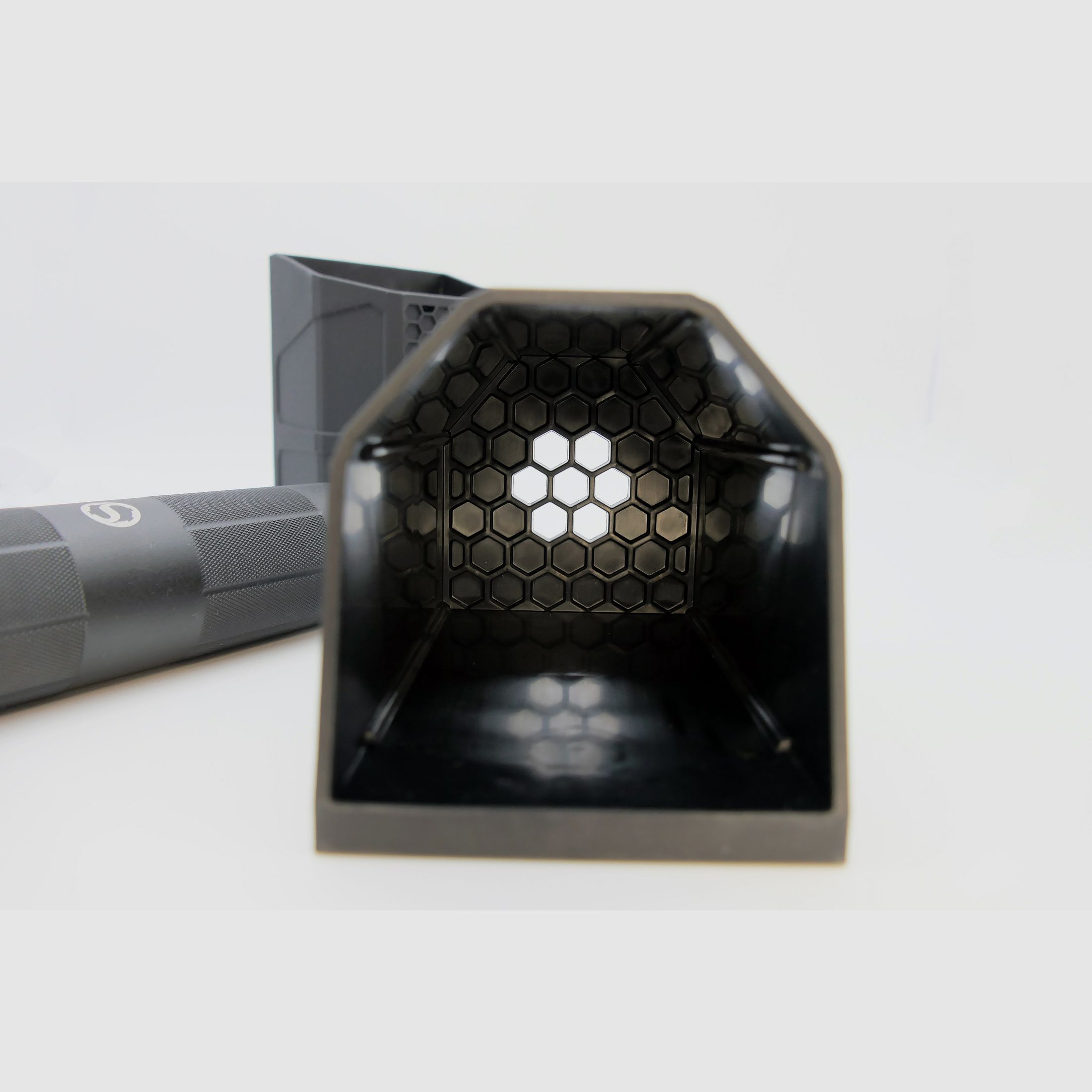 S-Rack Schalldämpferhalter  + das Original aus hochwertigem Polymer - KEIN 3-D Druck! -