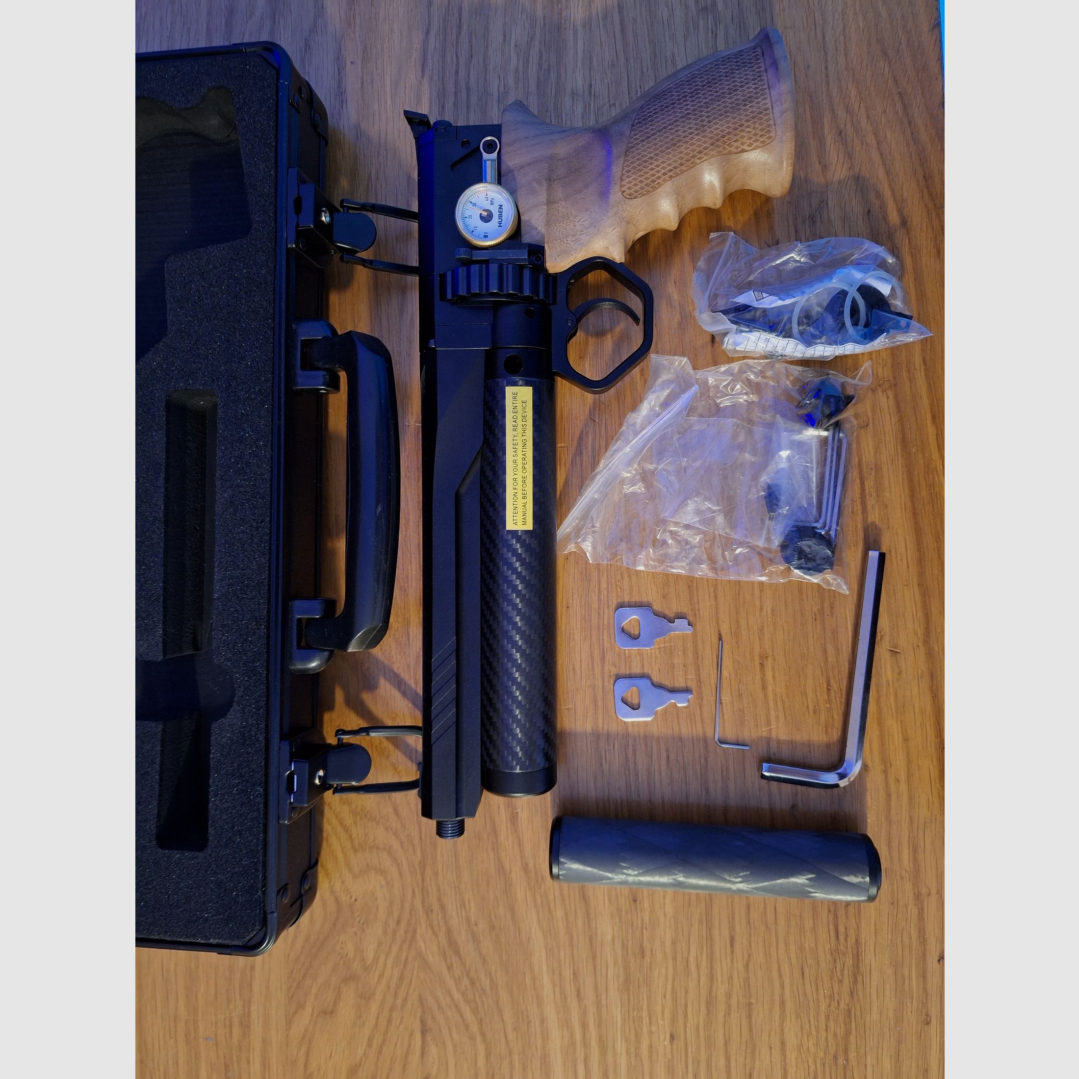 Huben GK1 V3 incl. silencer 7.5 Joules, very good condition,