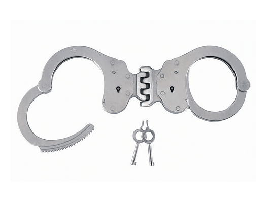 Handschelle Breitscharnier Double Lock inkl. 2 Schlüssel