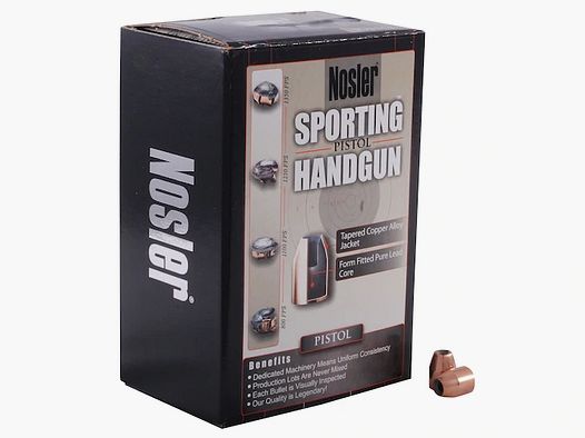 Nosler Pocisk Sporting Handgun 10mm/.400 150GR JHP 250 sztuk