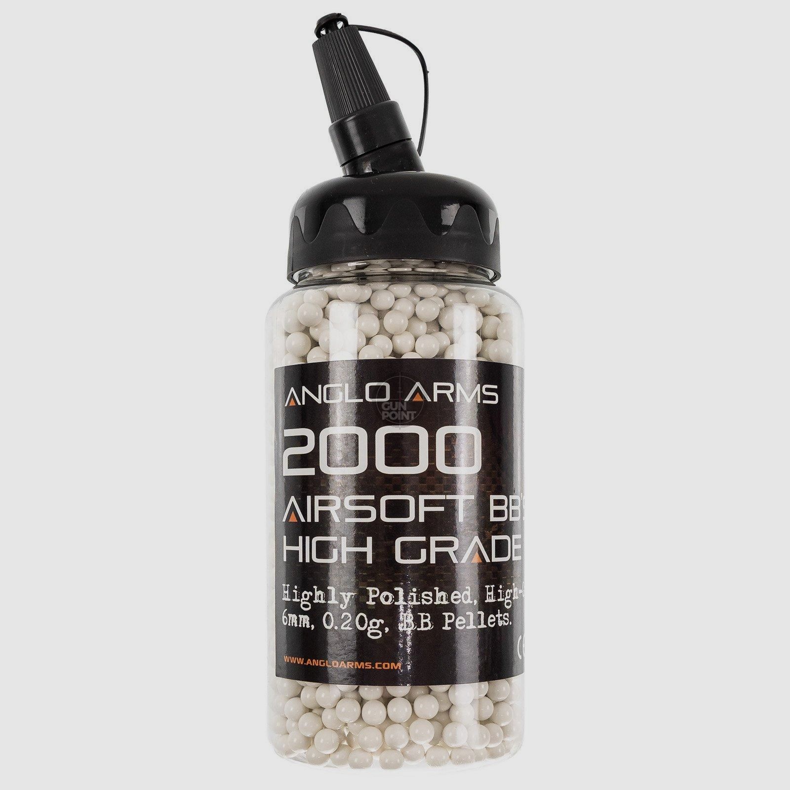 Softair - Balls 2000 High Grade Polished 0.20g White Softair BB's