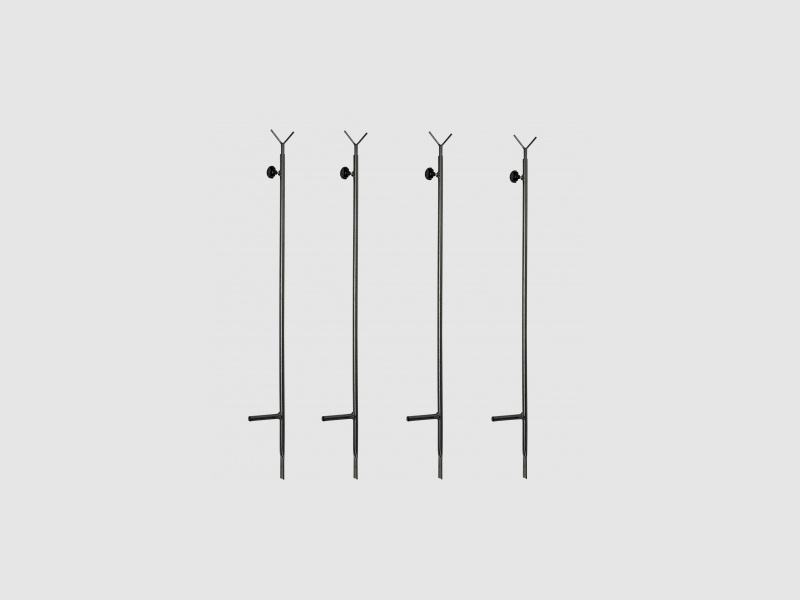 Als set 4 x camouflage standpalen |