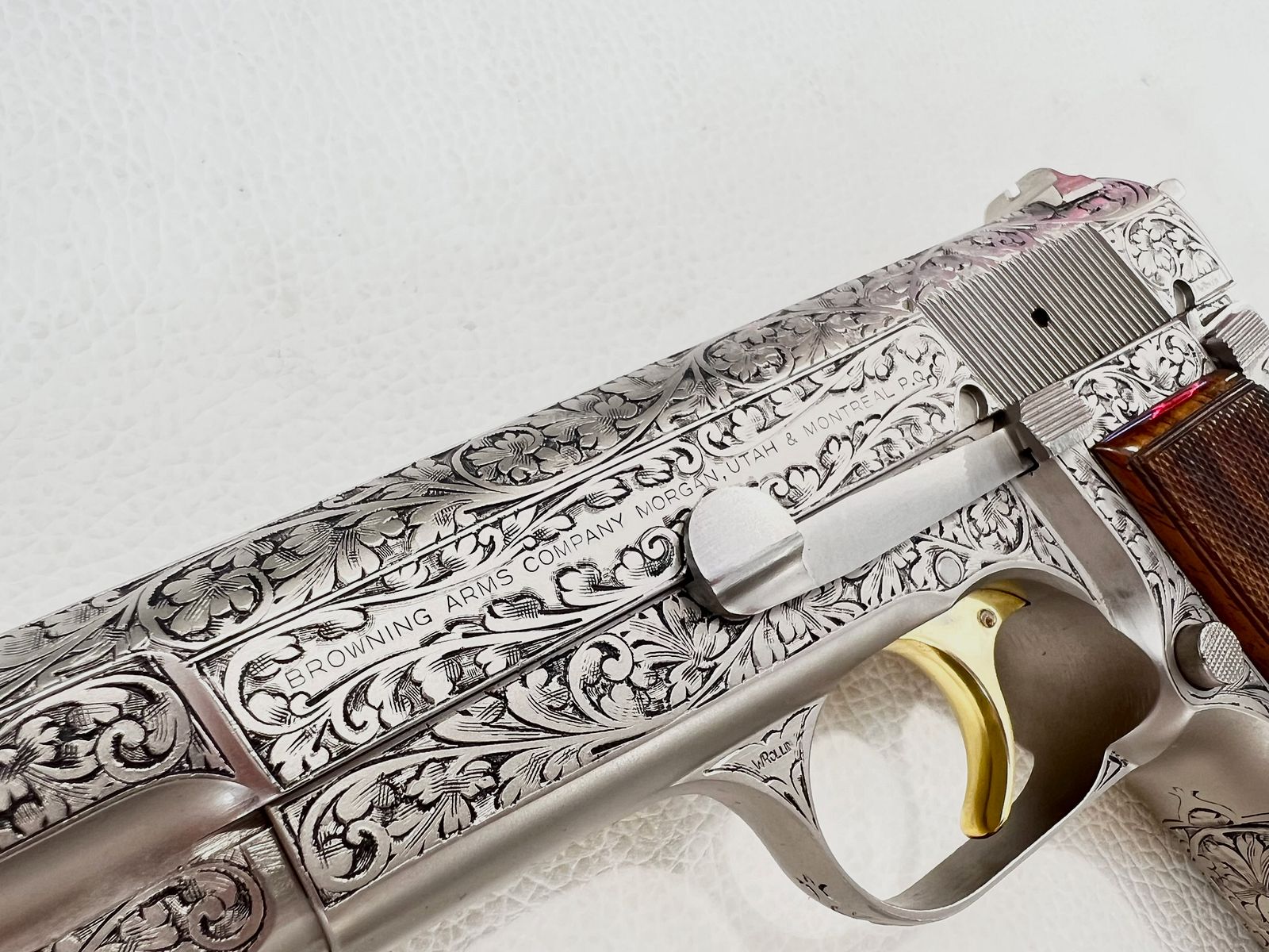 FN BROWNING HIGH POWER RENAISSANCE SILVER JMB CUSTOM - 7,65 PARA, Bild 3 von 9