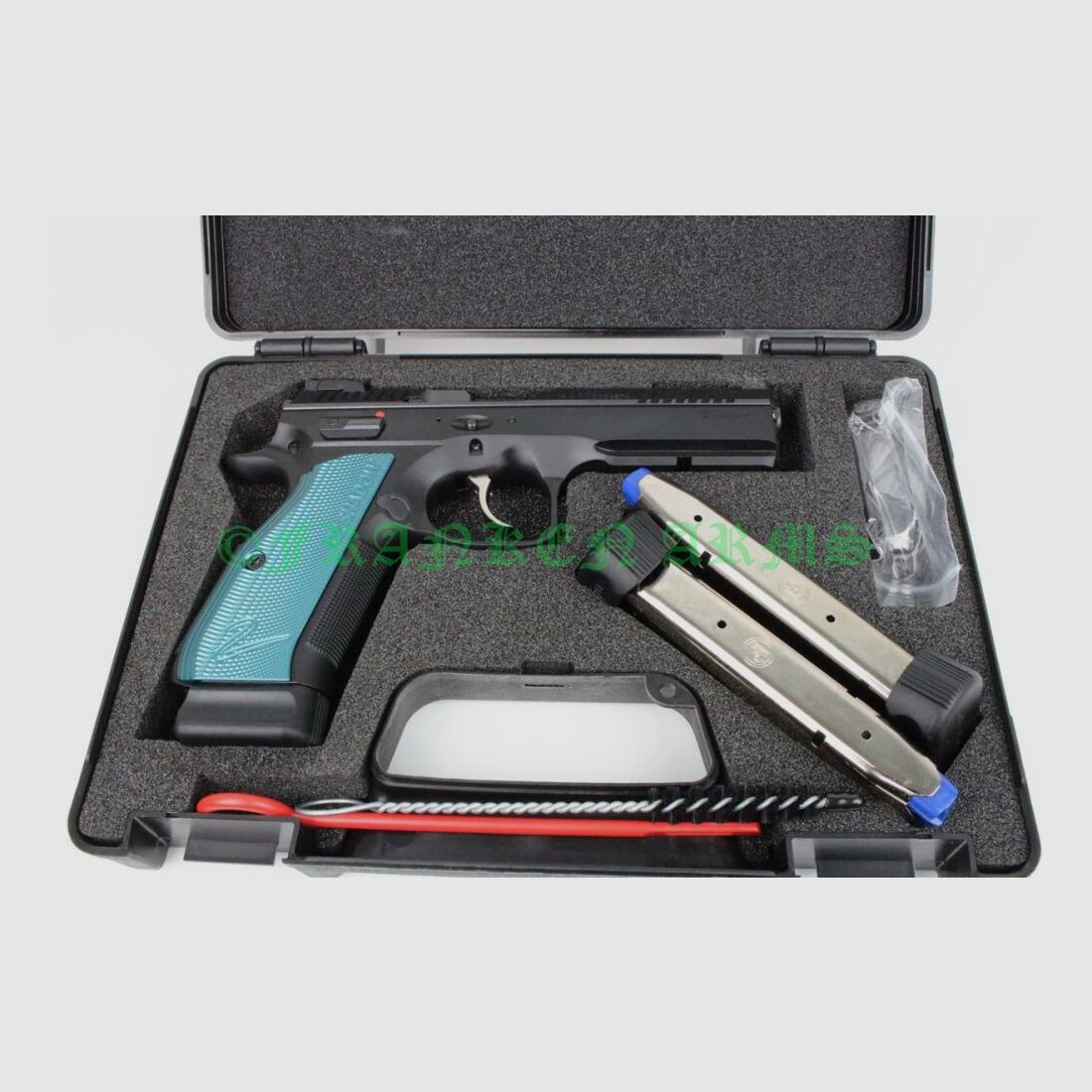 CZ Česká Zbrojovka 75 SP-01 SHADOW II 9mm Luger Bleu, image 4 sur 4