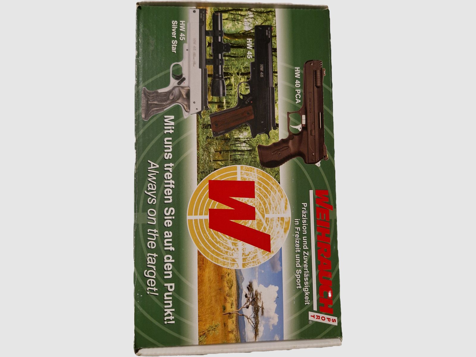 Absolument NEUwertig !!! Weihrauch HW 45 Black Star Pistolet à air comprimé Kal. 4,5mm Diabolo noir extra fort / Inc. Madbull étui de pistolet Deluxe