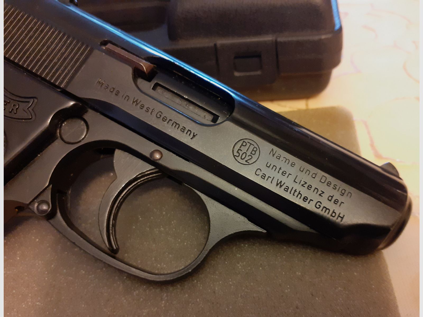 Walther PPK calibro 8mmK pistola a salve 8mm PTB 502