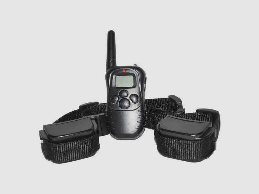 Hundetraining Halsband Pet Trainer 300 m mit 2 WASSERDICHTEN Halsbändern
