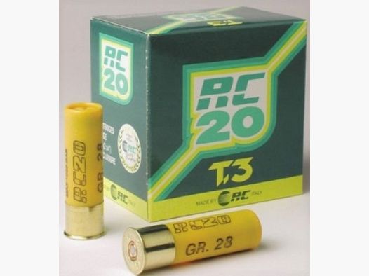 RC Patronen RC20 T3 Kal.20 gr.28 pb.9,5
