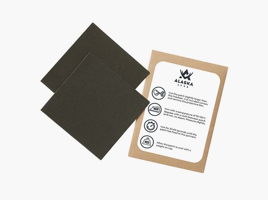 Alaska 1795 Alaska Gebürstet Reparatur-Patch Solid Brown