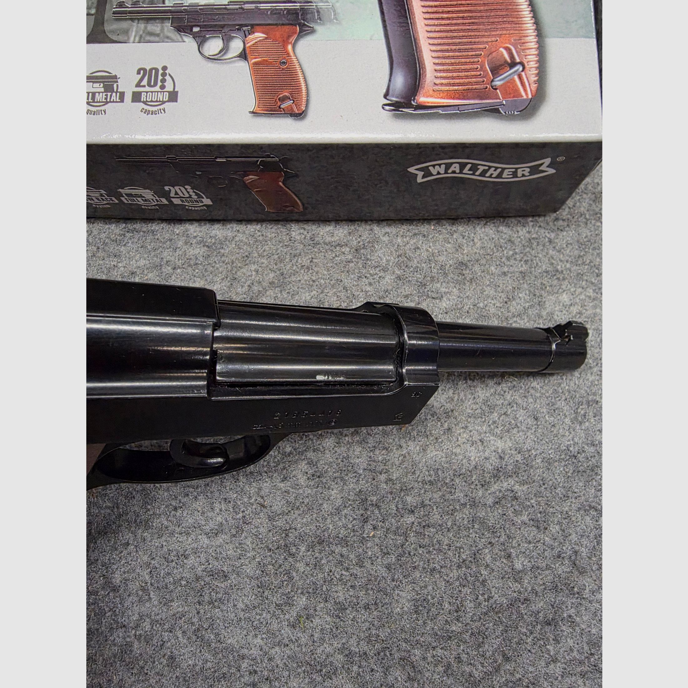 Walther P38 CO2-pistool  Kal. 4,5 mm staal BB